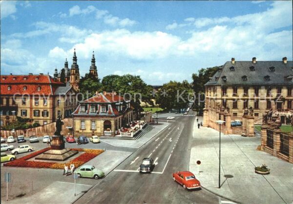 Fulda Bonifatius-Denkmal Hauptwache Stadtschl