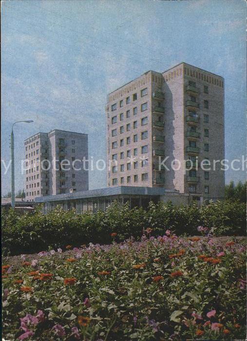 Kasachstan Oral Oralsk Häuserblock