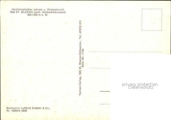 St Blasien Fliegeraufnahme – Bild 2