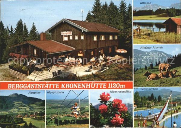 Nesselwang Berggasstätte Kronenhütte