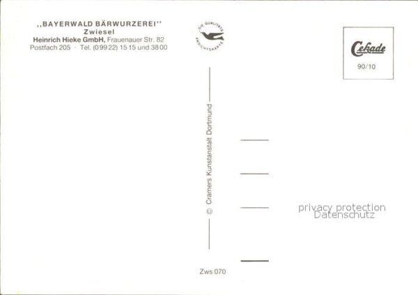 Zwiesel Niederbayern Bayerwald Bärwurzerei – Bild 2
