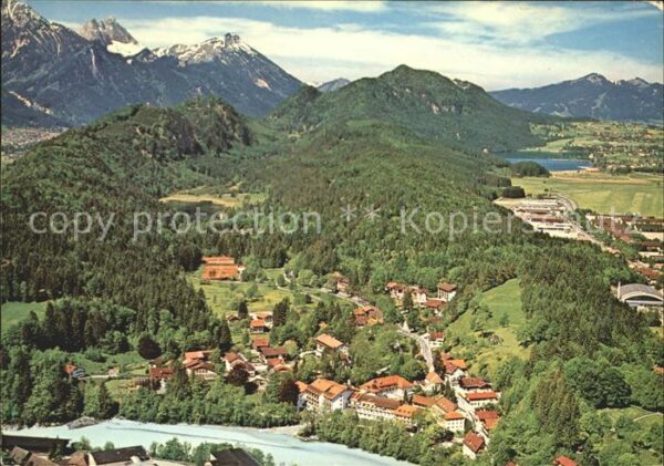 Bad Faulenbach Fliegeraufnahme mit Aggenstein Breitenb