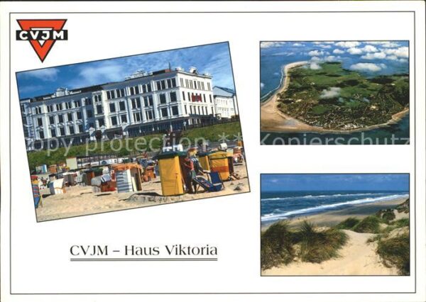 Borkum CVJM Haus Viktoria Fliegeraufnahme