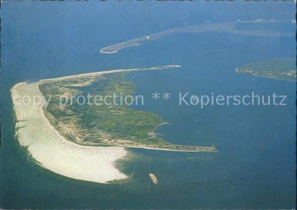 Amrum Fliegeraufnahme mit Sylt und Föhr