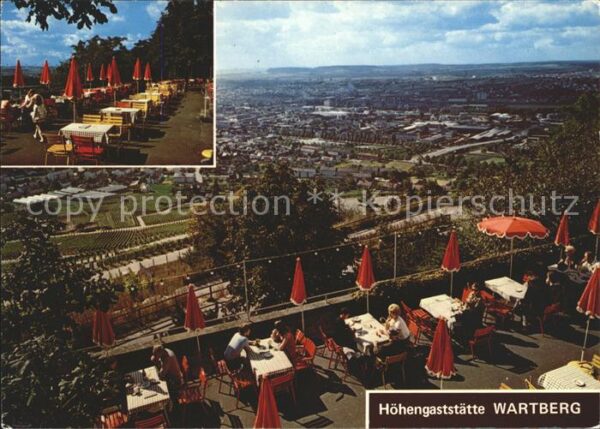Heilbronn Neckar Höhengasstätte Wartberg Terrasse