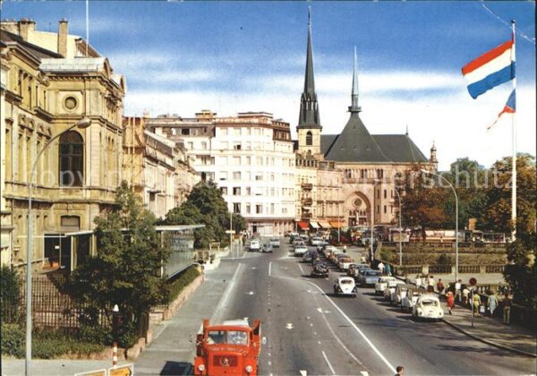 LUXEMBOURG  Luxemburg Boulevard Roosevelt Place de la Constit
