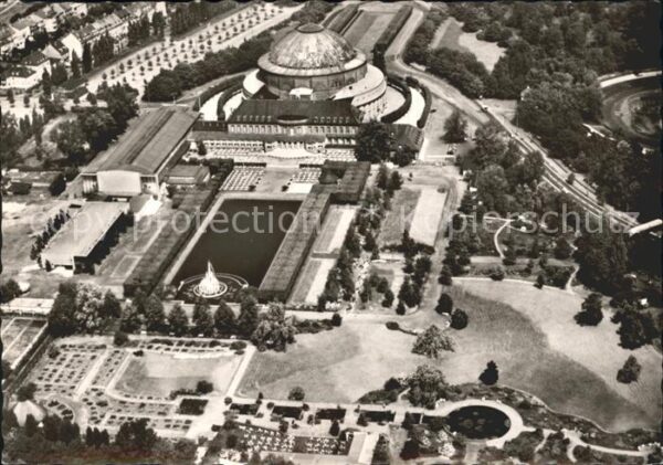 Hannover Fliegeraufnahme Stadthalle