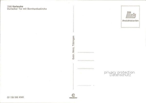 Karlsruhe Durlacher Tor Bernharduskirche – Bild 2