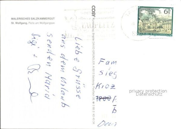 St Wolfgang Wolfgangsee Fliegeraufnahme – Bild 2
