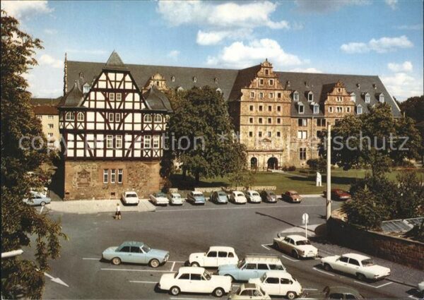 Giessen Lahn Universitätsstadt Neues Schloss und Zeu