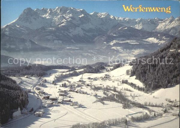 Werfenweng Fliegeraufnahme
