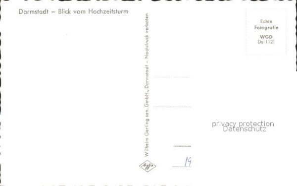 Darmstadt Blick vom Hochzeitsturm – Bild 2