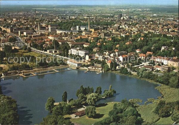 Darmstadt Fliegeraufnahme Am Großen Woog