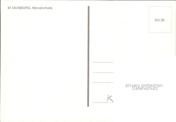 Duisburg Ruhr Mercatorhalle – Bild 2