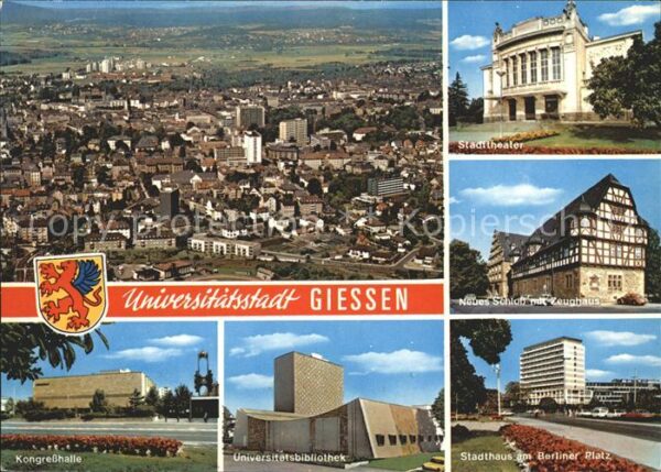 Giessen Lahn Stadttheater Zeughaus Schloss Kongressh