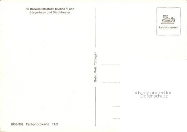 Giessen Lahn Bürgerhaus und Stadttheater Busse – Bild 2