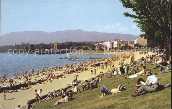 Vancouver British Columbia English Bay Beach