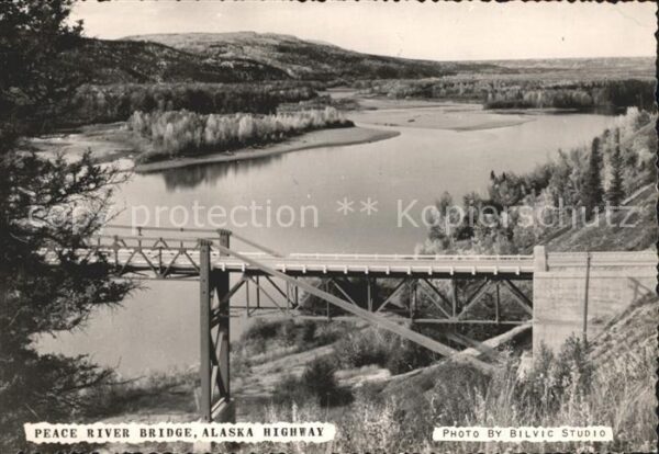 Alaska US-State Highway River Bridge