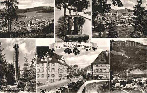 Neustadt Titisee Hochfirstturm Hotel Krone Brunnen Hochf