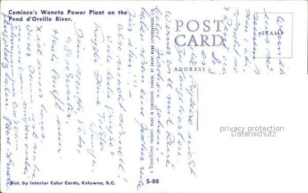 British Columbia Cominco Waneta Power Plant Pend – Bild 2