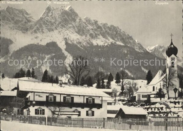 Grainau Zugspitzgruppe Gross Klein Waxenstein
