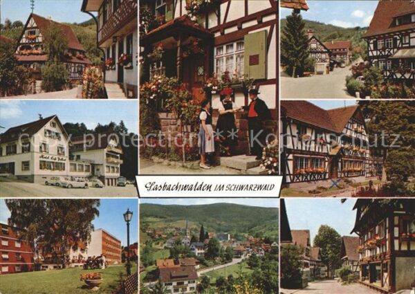Sasbachwalden Tracht Hotel alte Häuser