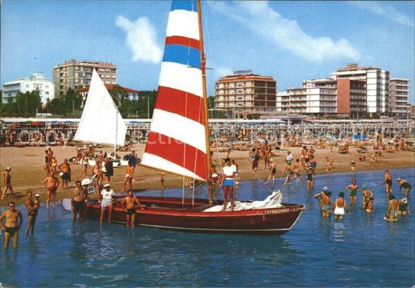 Riccione Kahnfahrt Strand
