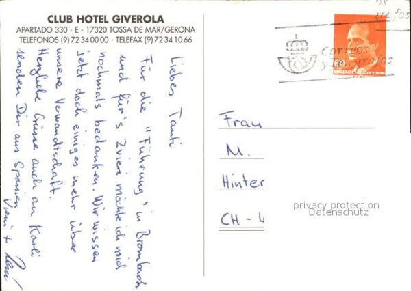 Tossa de Mar Club Hotel Giverola Musikinstrumenten S – Bild 2