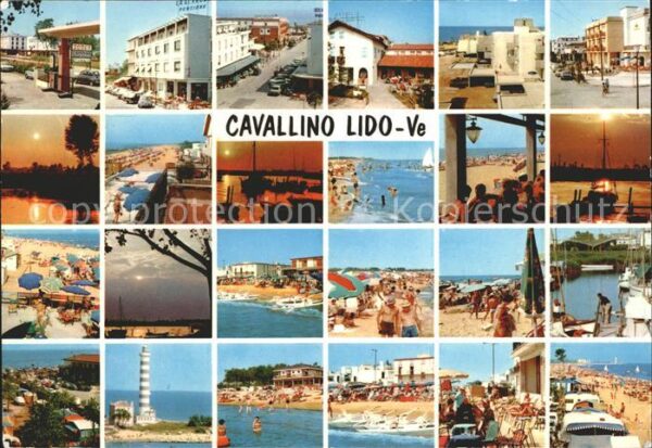 Cavallino-Treporti Lido Ve Hafen Strand Leuchtturm Teilans