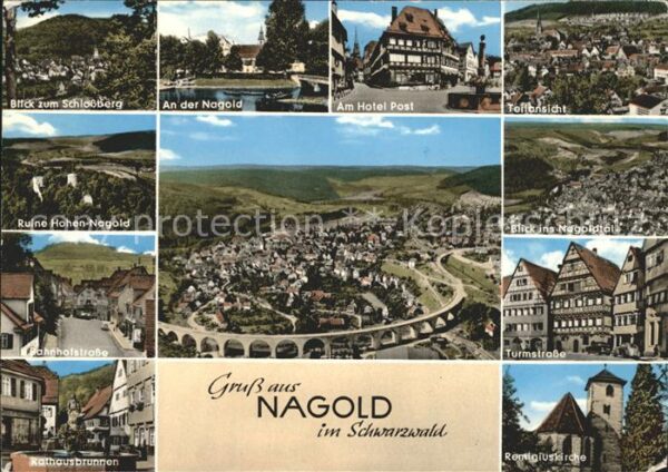 Nagold Hotel Post Turmstrasse Remigiuskirche R