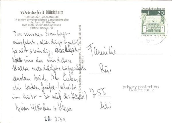 Dittelsheim Weinkastell – Bild 2