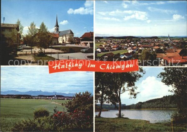 Halfing Chiemgau Kirche See Strassenansicht