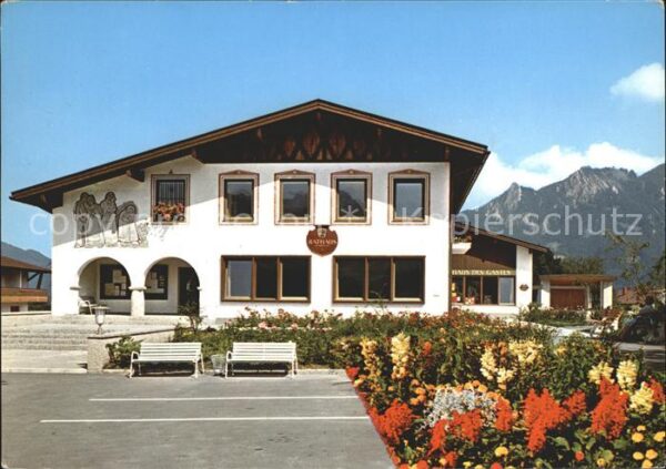 Flintsbach Inn Rathaus Haus Gastes Musikpavillon Kurze