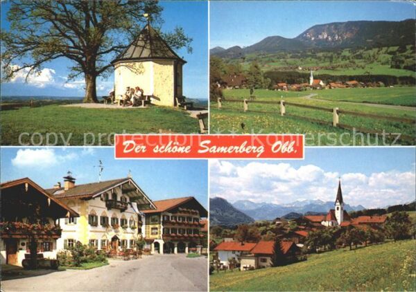 Samerberg Aussichtskapelle Torwang Samerberg Dorf