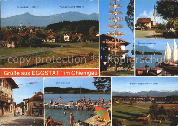 Eggstaett Oberbayern Hochplatte Kampenwand Frauenchiemsee Be