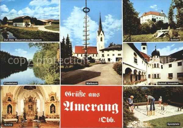 Amerang Maibaum Schloss Innenhof Spielplatz Kir