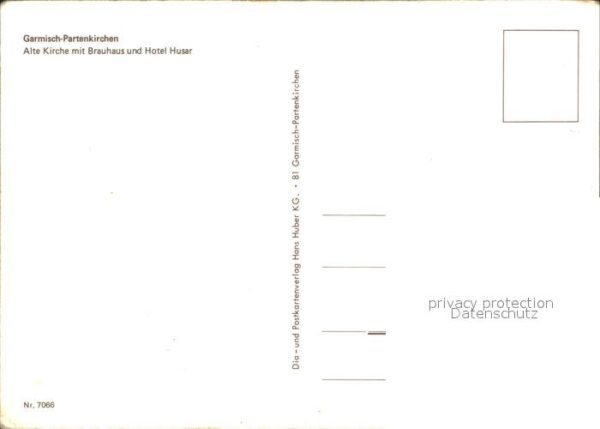 Garmisch-Partenkirchen Alte Kirche Braunhaus Hotel Husar – Bild 2