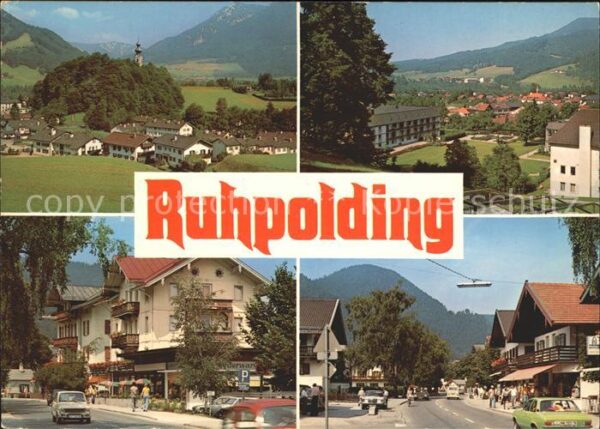 Ruhpolding Teilansichten Strassenansichten