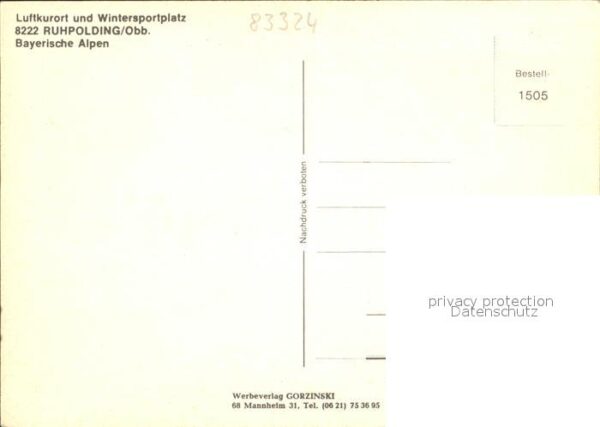 Ruhpolding Teilansichten Strassenansichten – Bild 2