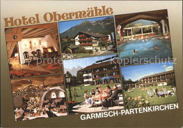 Garmisch-Partenkirchen Hotel Obermühle Hallenbad Cafe