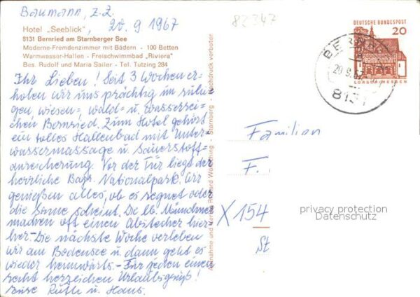 Bernried Starnberger See Hotel Seeblick – Bild 2