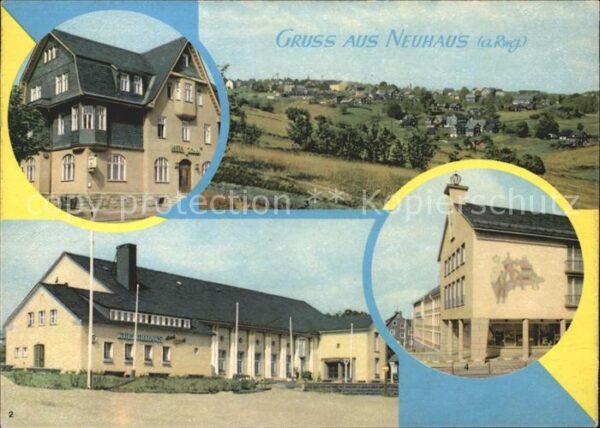 Neuhaus Rennweg HO Hotel Hirsch Kulturhaus Übersicht Kr