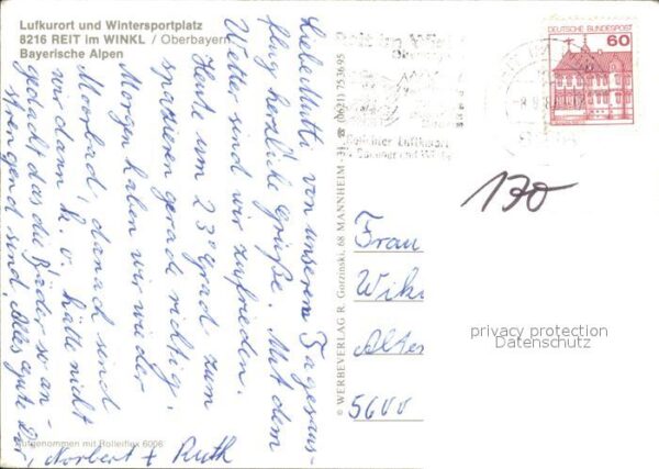Reit Winkl Rathaus Brunnen Ortsansicht – Bild 2