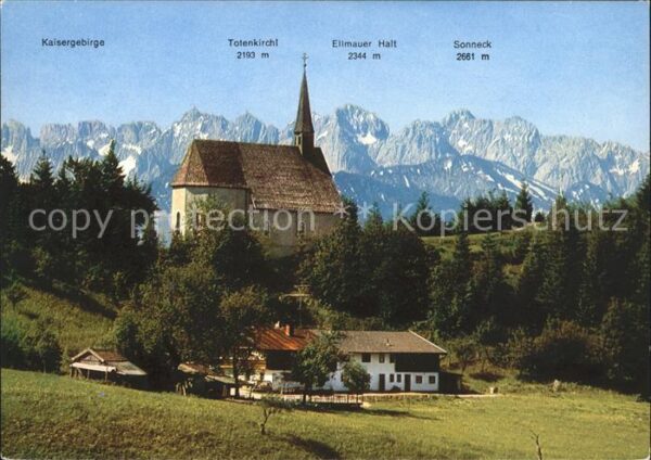 Schleching Steichenkapelle Kaisergebirge Totenkirc