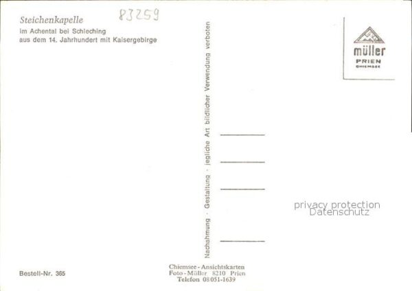 Schleching Steichenkapelle Kaisergebirge Totenkirc – Bild 2