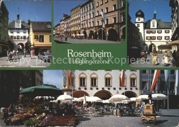 Rosenheim Bayern Fussgängerzone