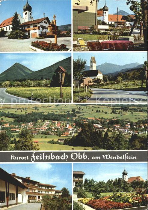 Feilnbach Bad Kirche Wegweiser Sonnenhof Kurpark Dorf
