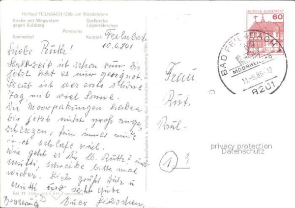 Feilnbach Bad Kirche Wegweiser Sonnenhof Kurpark Dorf – Bild 2