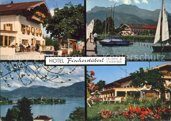 Felden Chiemsee Hotel Fischerstäberl Segelboot