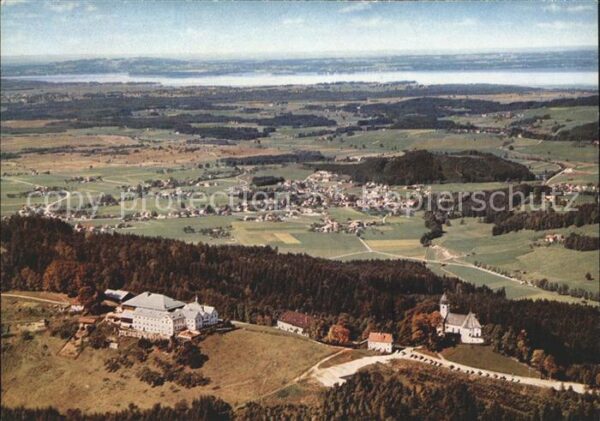 Maria Eck Fliegeraufnahme Kloster Wallfahrtskirch